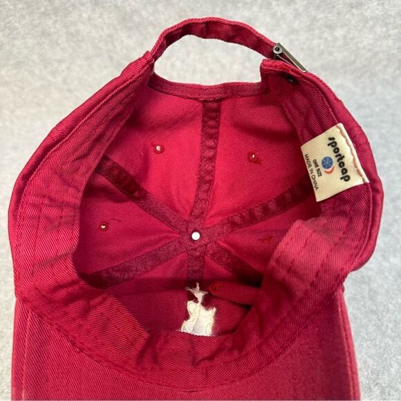 Providence RI Golf Had Cap Red Strapback Ballcap Golfer Casual Sportcap - Picture 8 of 10